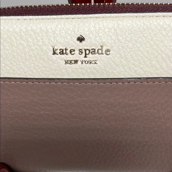 Kate Spade Cream and Brown Leather Wallet - Picture 2 of 13